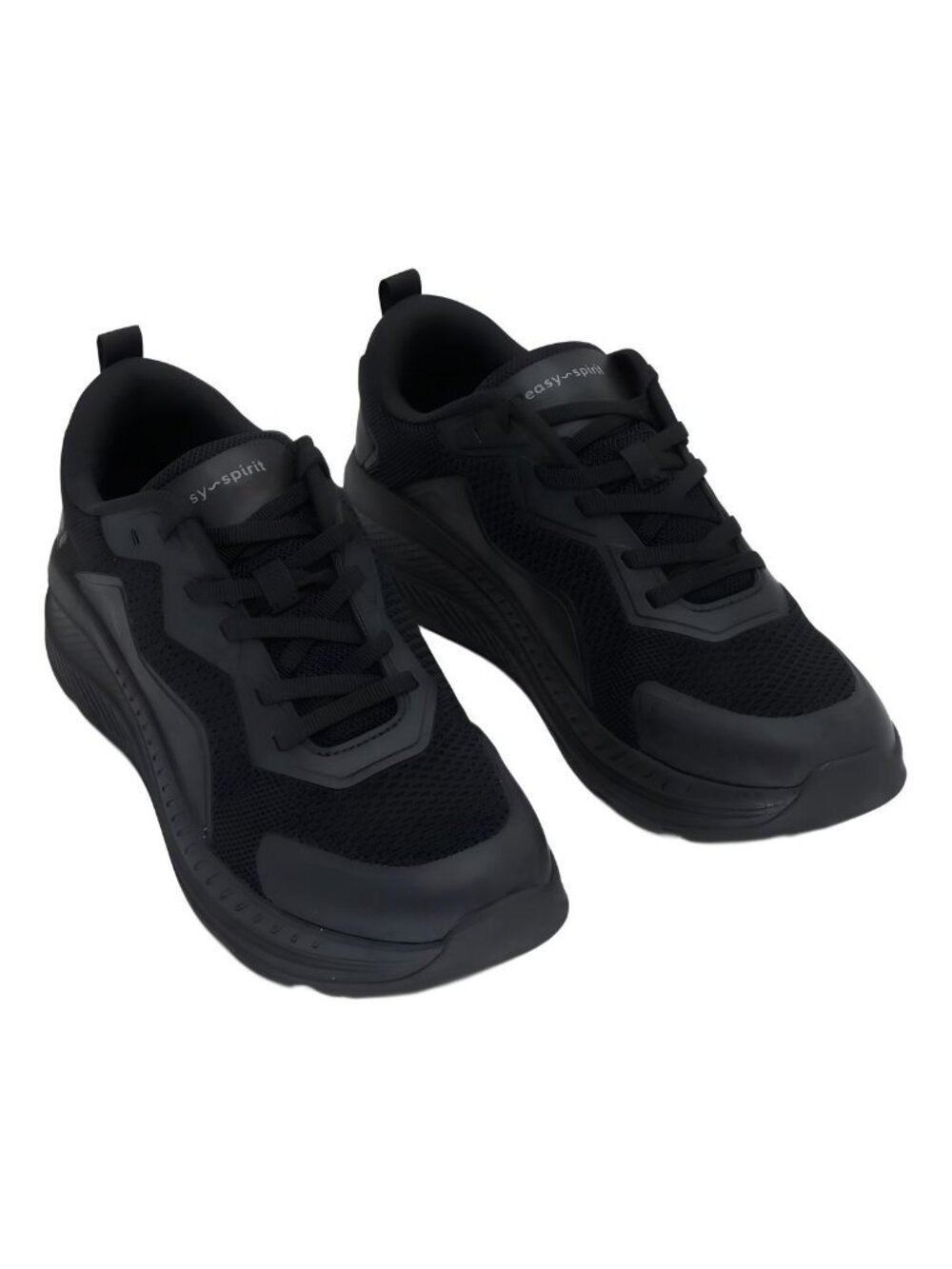 Easy Spirit Womens Ponder Sneaker Black Sz 8M
